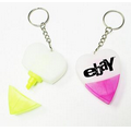 Heart Highlighter with Keychain